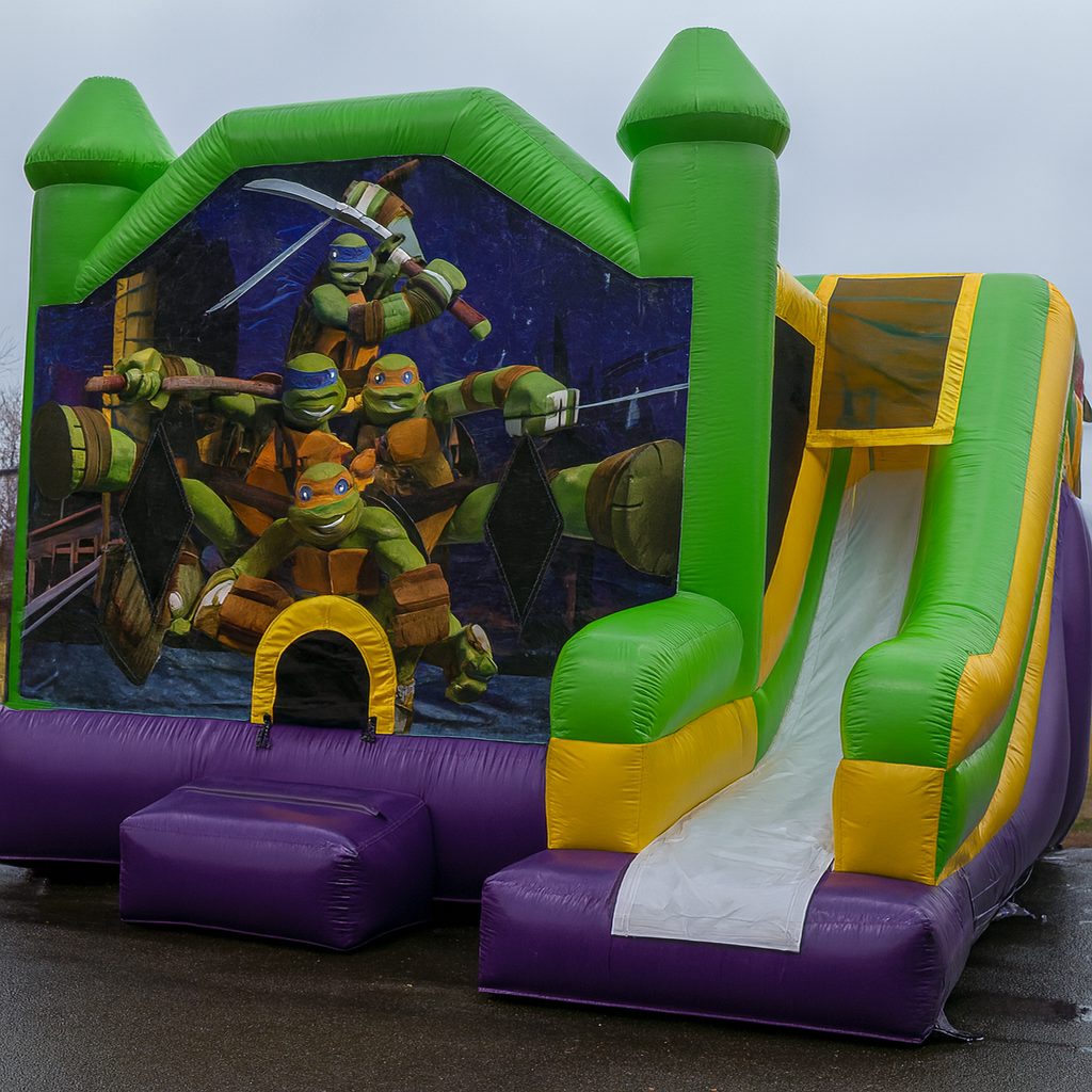 Teenage Mutant Ninja Turtles Jumping castle Combo | Australian Inflatables