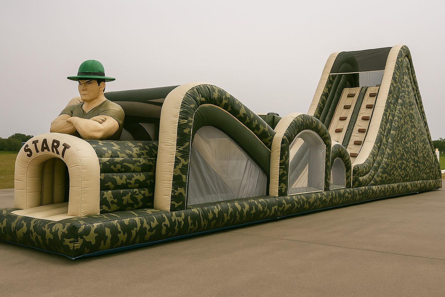 Commando Crawl Inflatable Obstacle Course | Australian Inflatables
