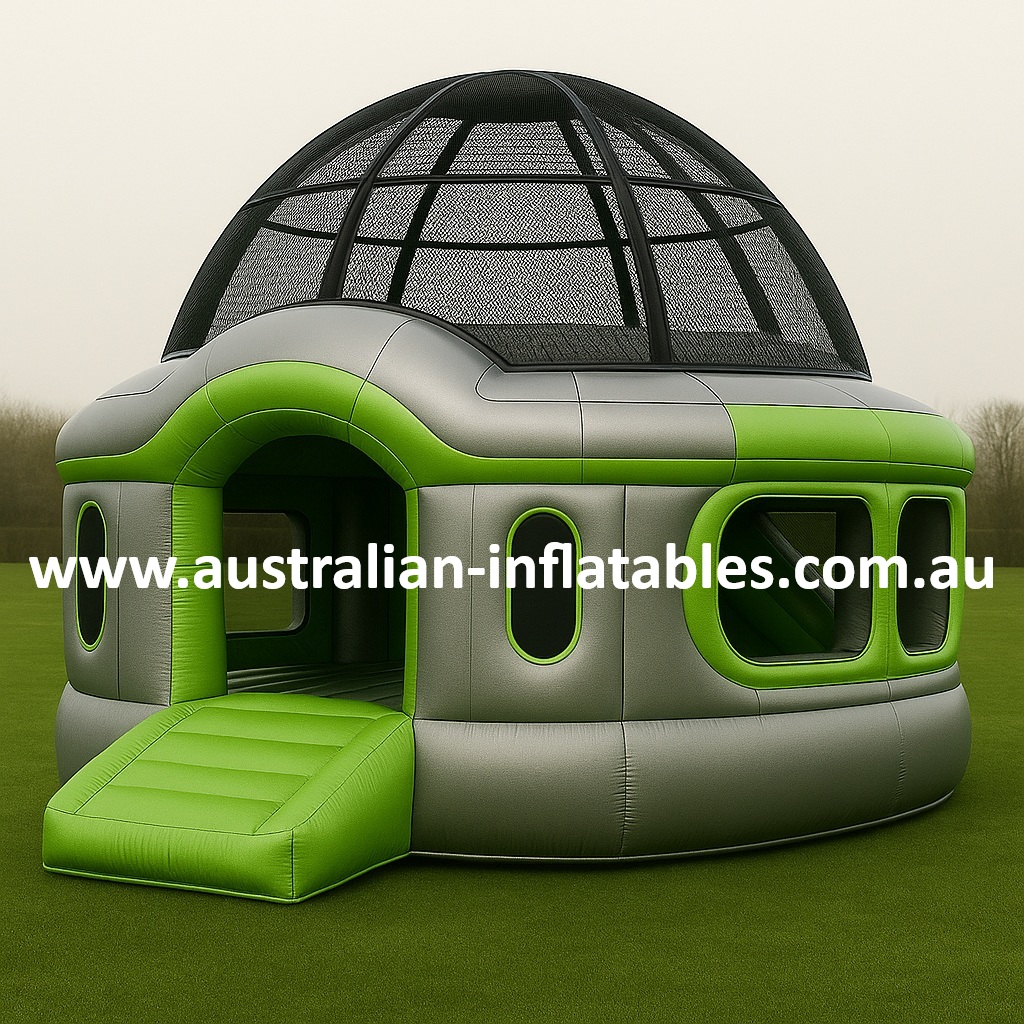 new PlasmaSphere Jumping Castle | Australian Inflatables