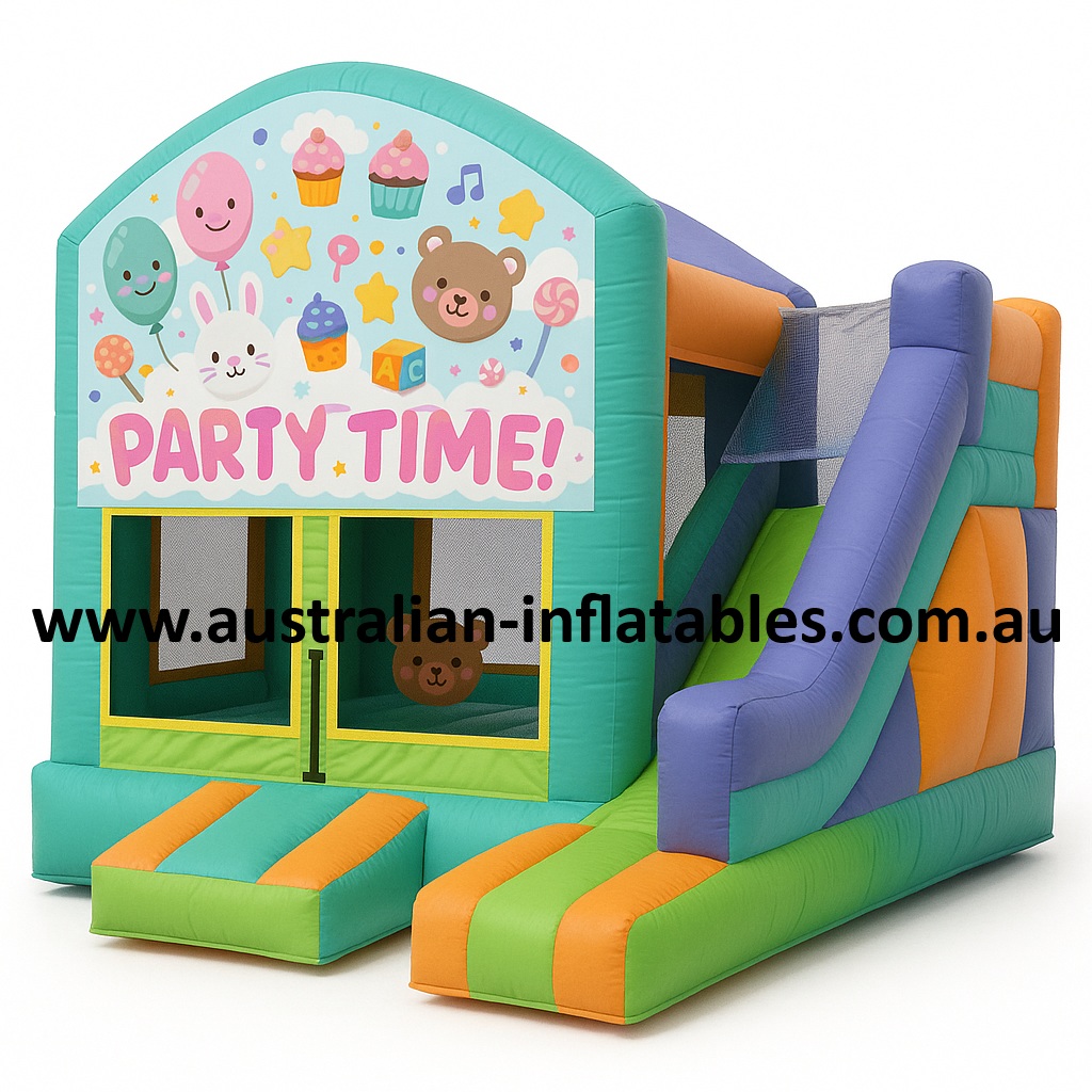 Party Time Jumping Castle Combo | Australian Inflatables