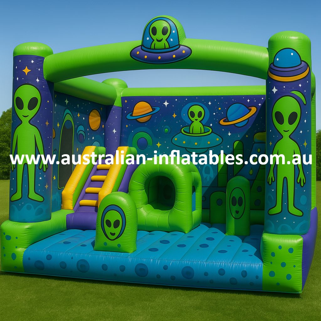 Alien Friends Jumping Castle Combo | Australian Inflatables