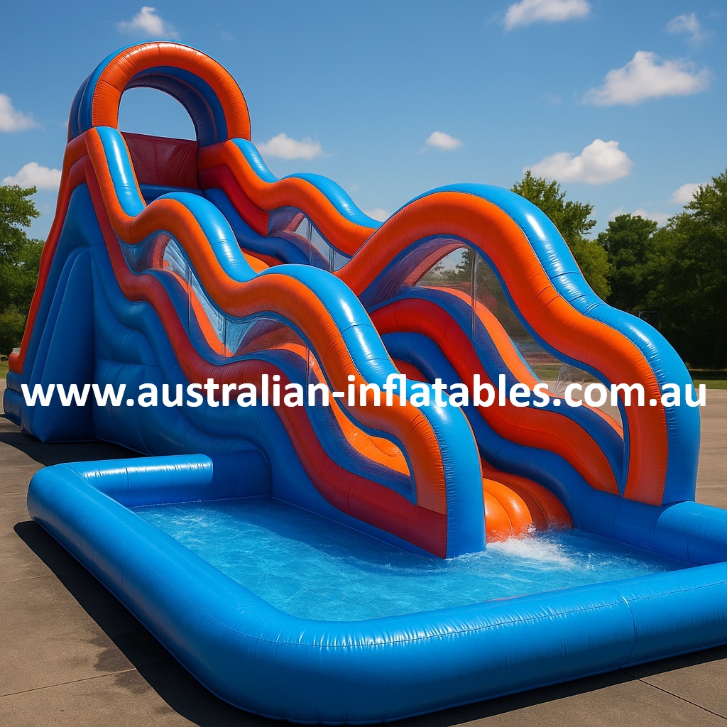 The Wave Raider Inflatable Water Slide For Adults | Australian Inflatables